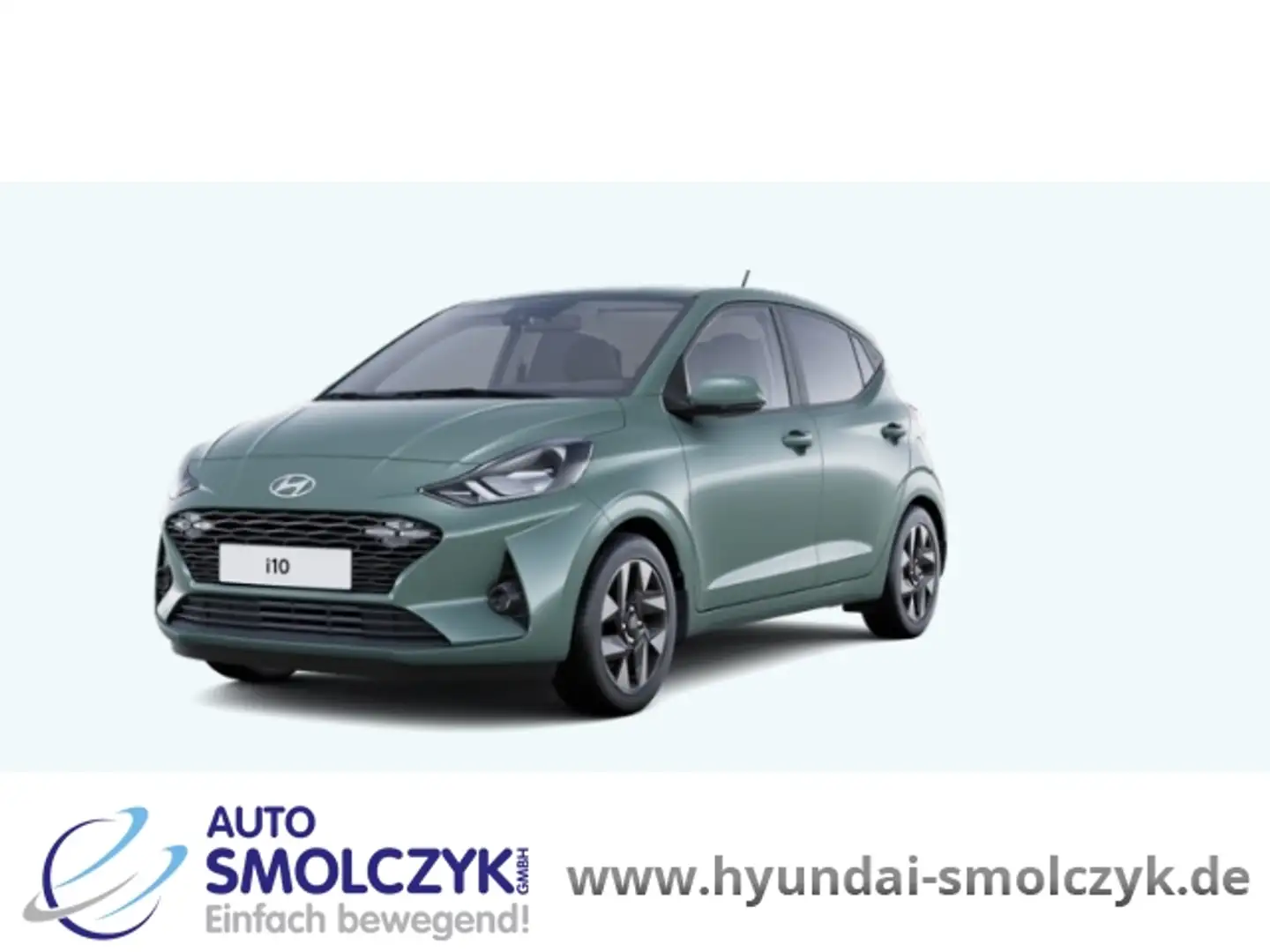 Hyundai i10 1.0 TREND+KAMERA+PDC+BLUETOOTH+ Grün - 1