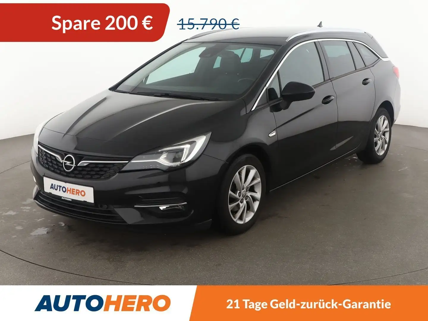 Opel Astra 1.4 Turbo Elegance Start/Stop Aut.*NAVI*LED*CAM* Noir - 1