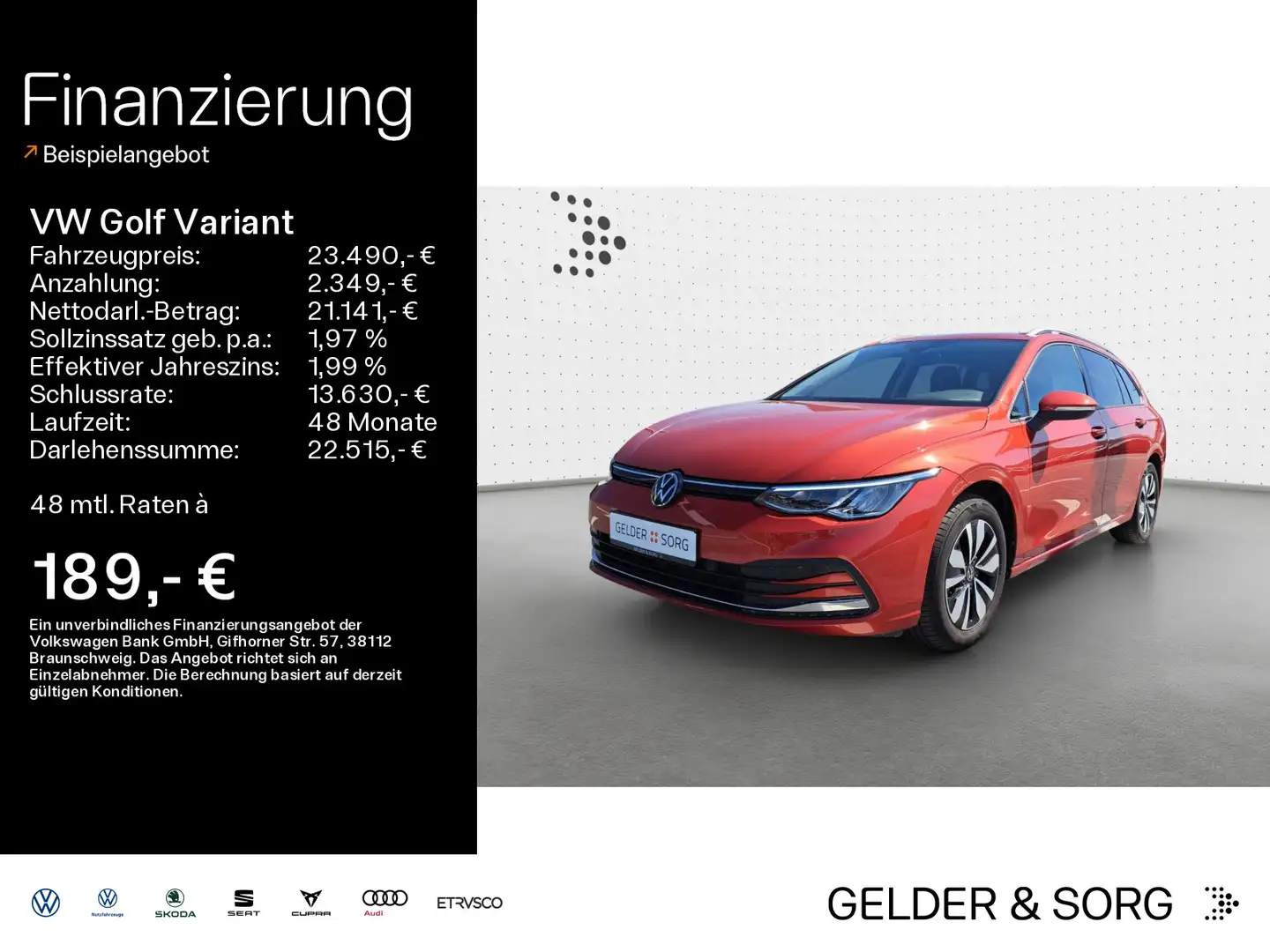 Volkswagen Golf Variant Life 1.0 TSI LED*Navi*AHK*Digital Roşu - 1
