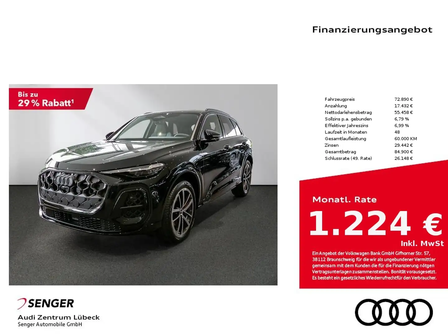 Audi Q5 SUV e-hybrid quattro 270 kW S tronic Noir - 1