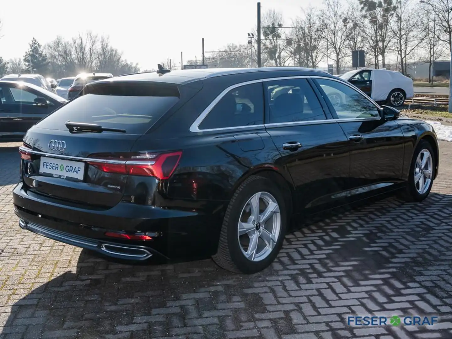 Audi A6 Avant 40TDI qu.design/LED/Pano/Leder/HuD/ACC Schwarz - 2