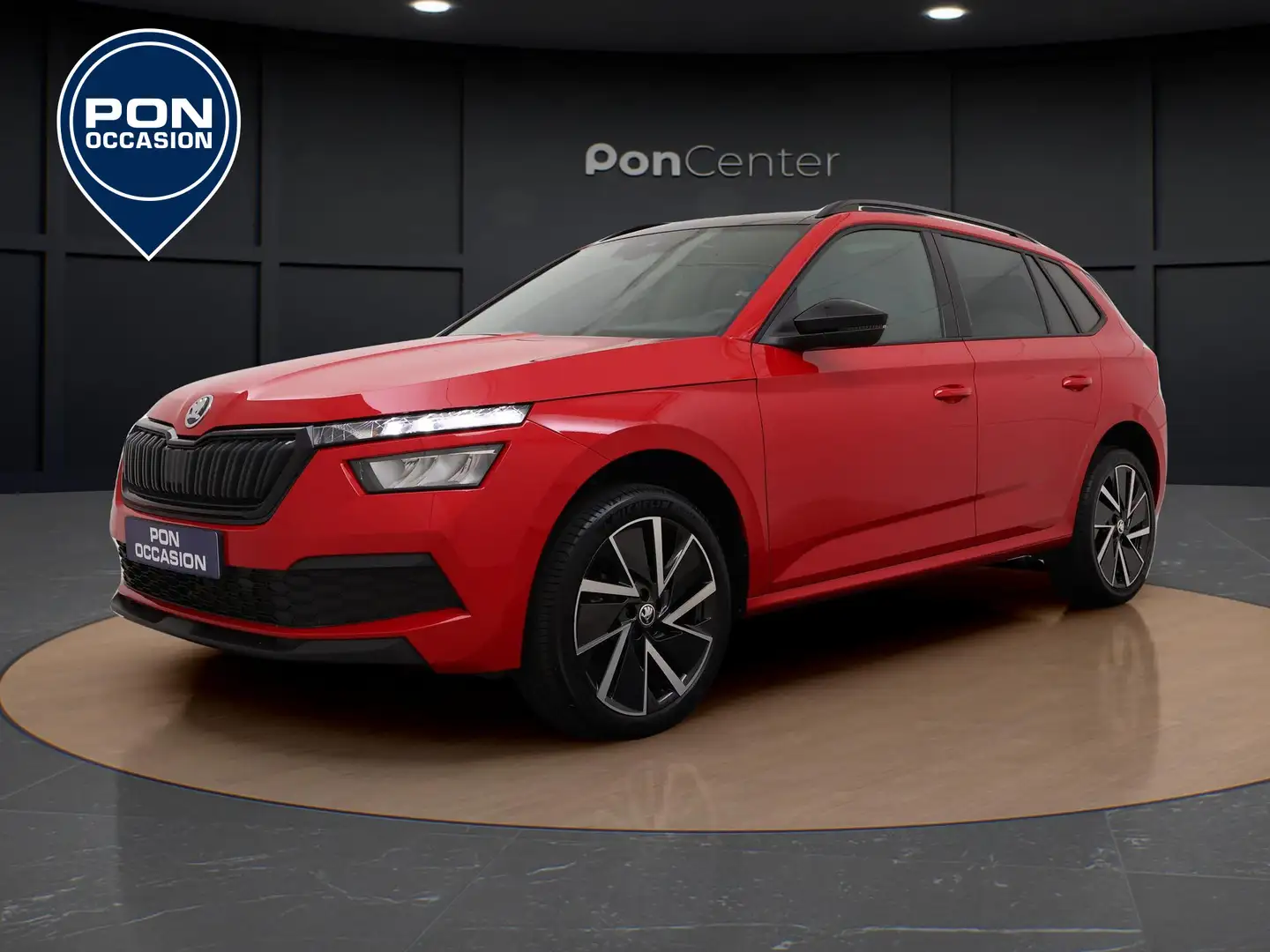 Skoda Kamiq 1.0 TSI 110 PK DSG Sport Business | Panoramadak | Rood - 1