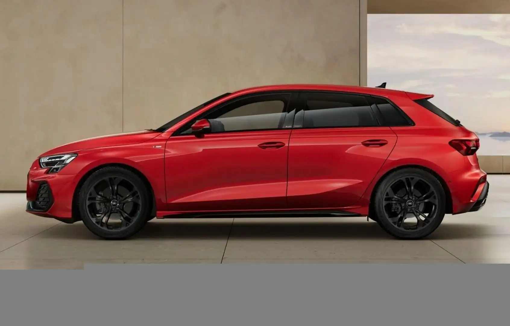 Audi A3 S line Sportb quatt 2xS LED Nav 18Z PrivG SHZ 1... Rot - 2
