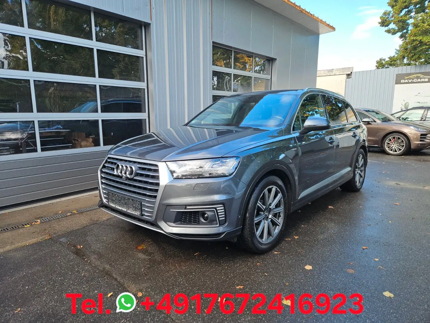 Audi Q7 3.0 TDI e-tron S line quattro MATRIX PANORAMA Grau - 2