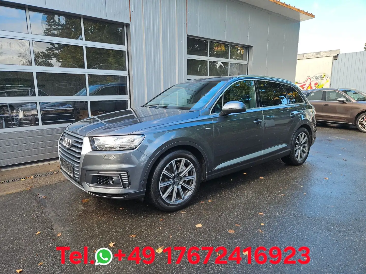 Audi Q7 3.0 TDI e-tron S line quattro MATRIX PANORAMA Grau - 1