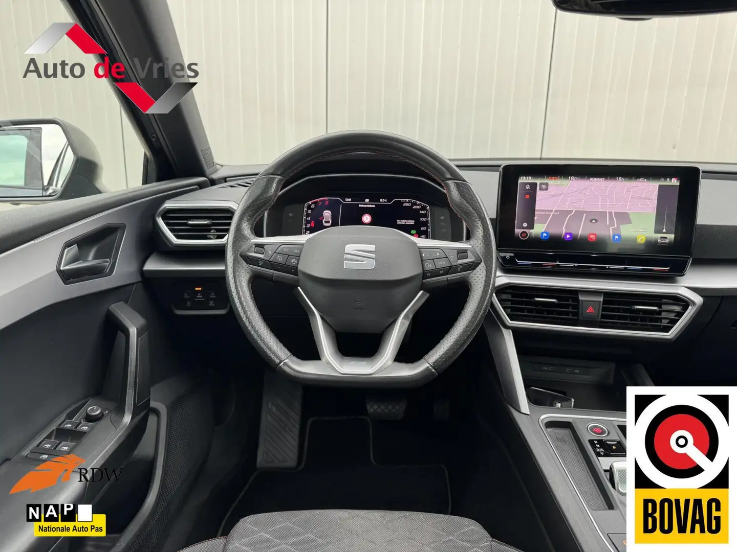 SEAT Leon Sportstourer 1.5 eTSI FR Business Intense|NL-Auto Gris - 2