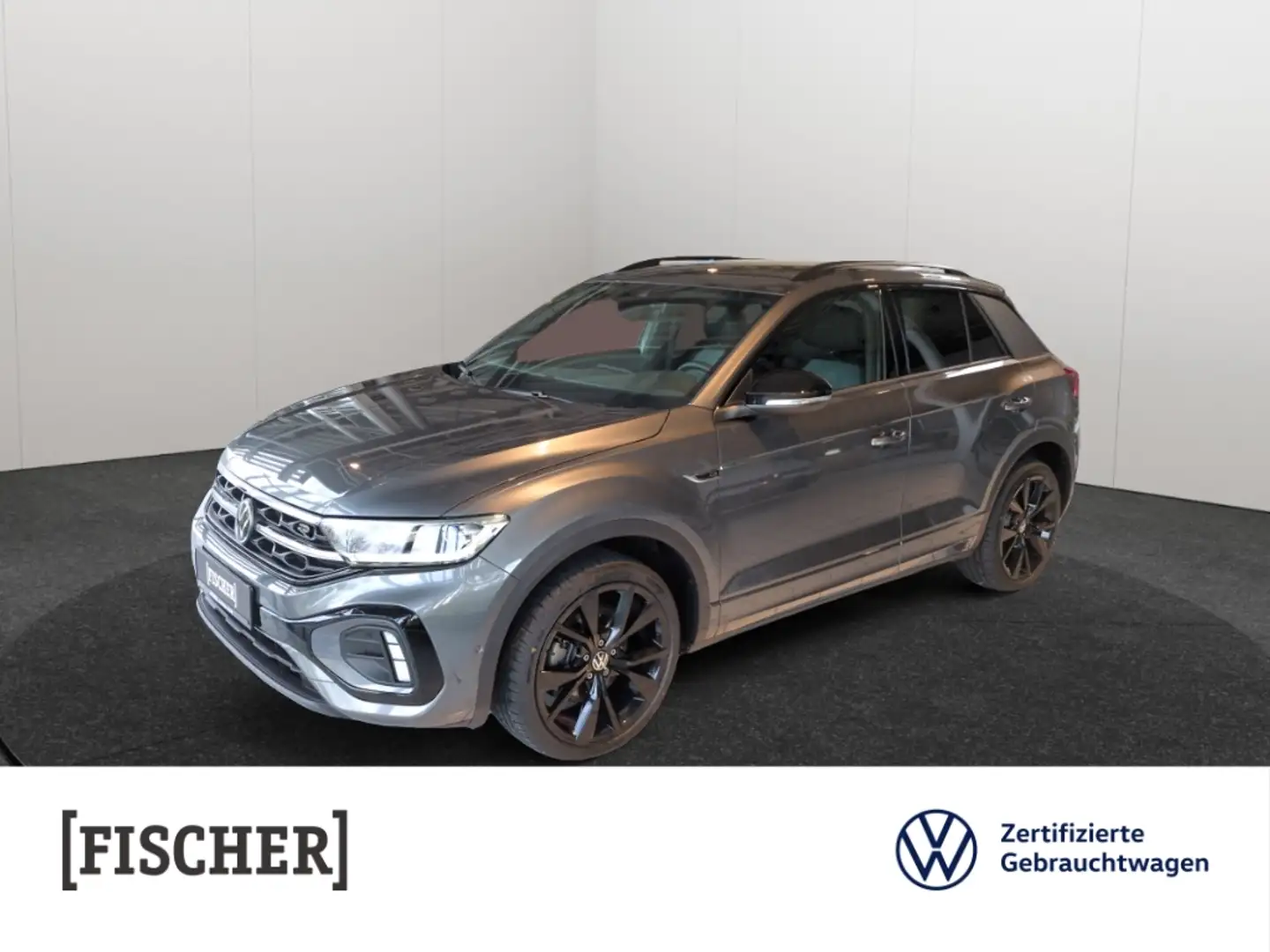 Volkswagen T-Roc 1.5TSI DSG R-Line Matrix Navi Rear View ACC Grau - 1