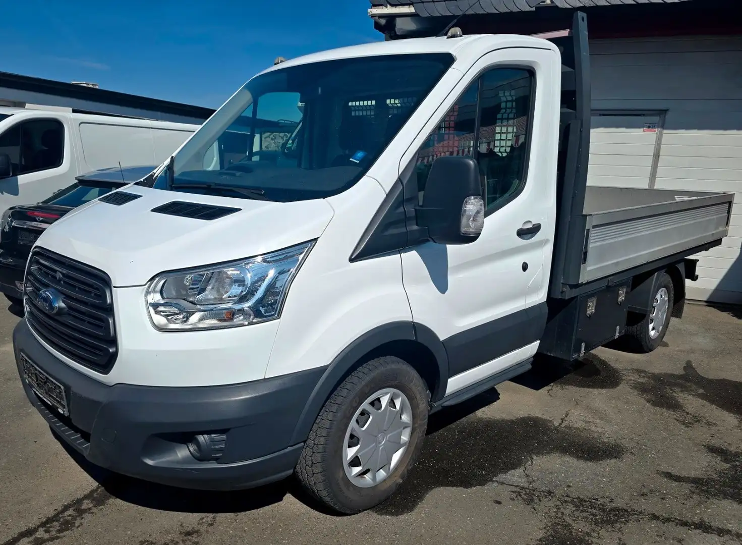 Ford Transit Pritsche 350 L2 Einzelkabine Klima/Zv Blanco - 1