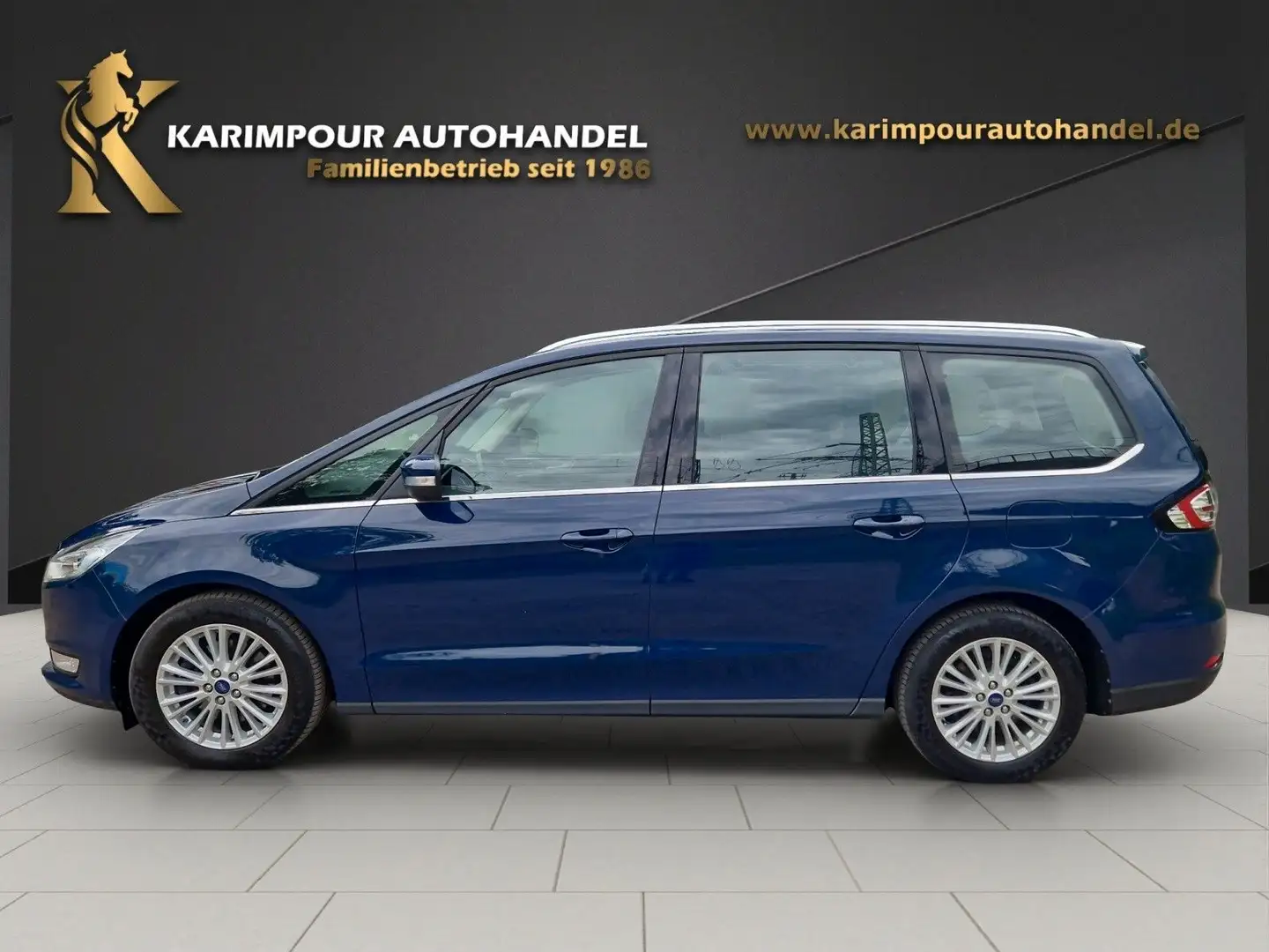 Ford Galaxy Titanium *7Sitze*Nav*1HD*RFK*SHZ*EU6* Blau - 2