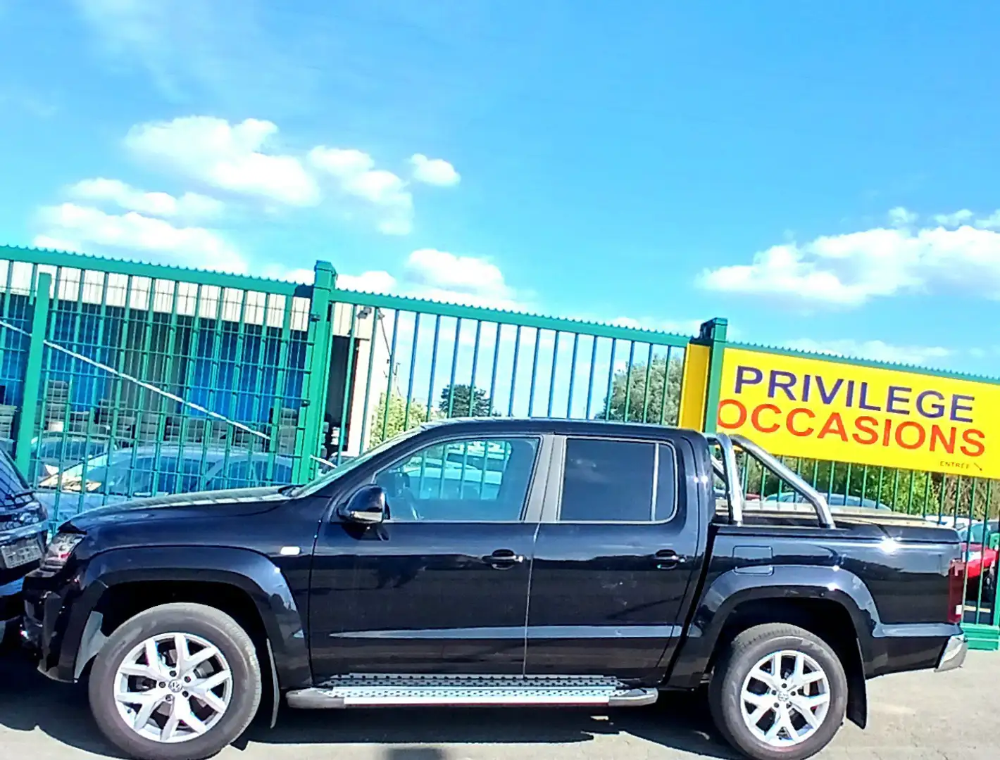 Volkswagen Amarok 30 V6TDi 4 X 4 AUTOM cuir gps airco j alu + tva Zwart - 1