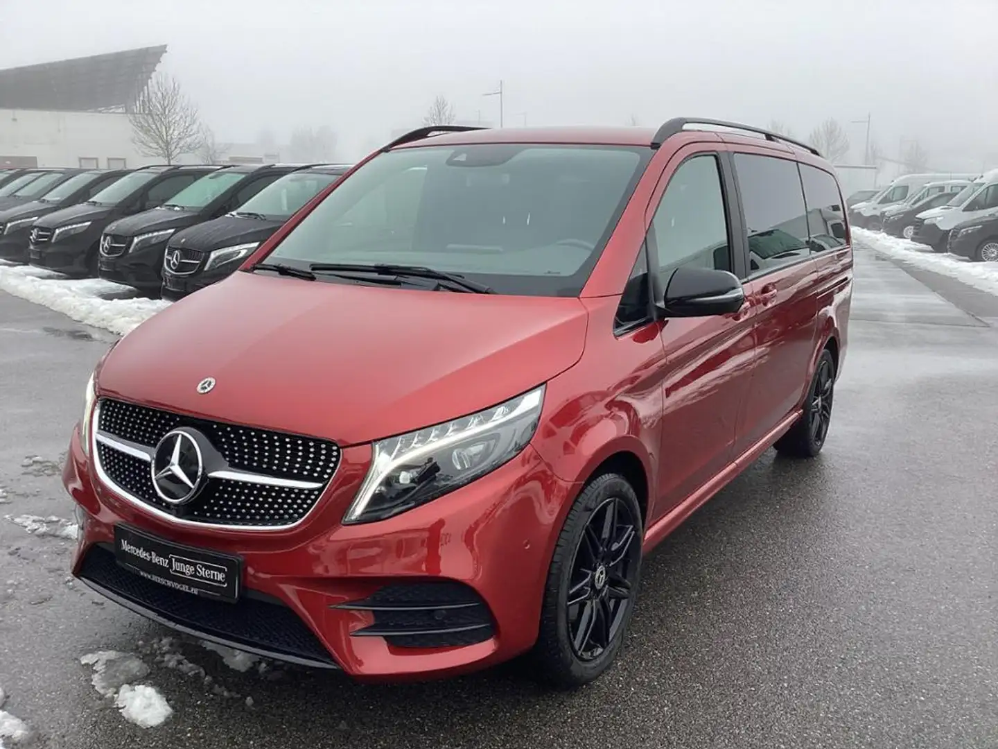 Mercedes-Benz V 300 d EXCLUSIVE EDITION 4M AMG AIRMATIC PANO Rouge - 2