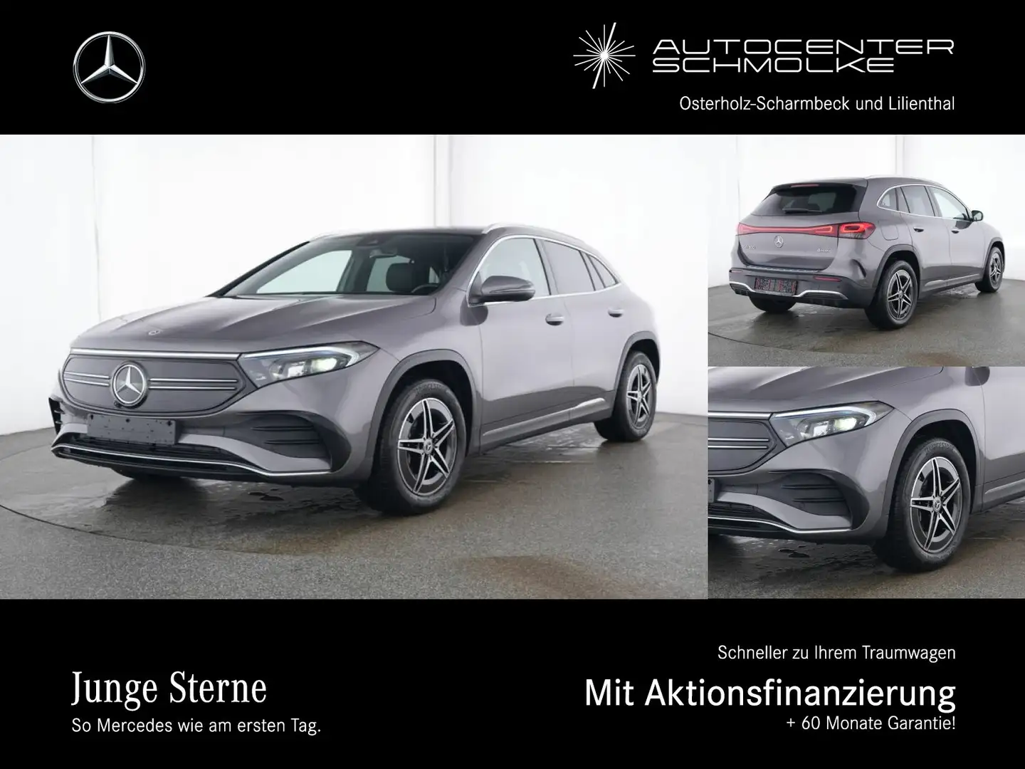 Mercedes-Benz EQA 300 EQA 300 4M AMG TOTWINKEL*RFK*KEYLESS-GO*MBUX*... Gris - 1