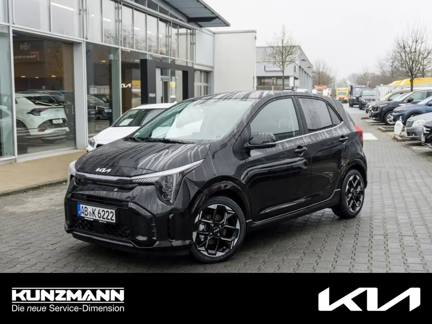 Kia Picanto 1.2 AMT GT-Line Navi Lenkradhzg Kamera Negru - 1