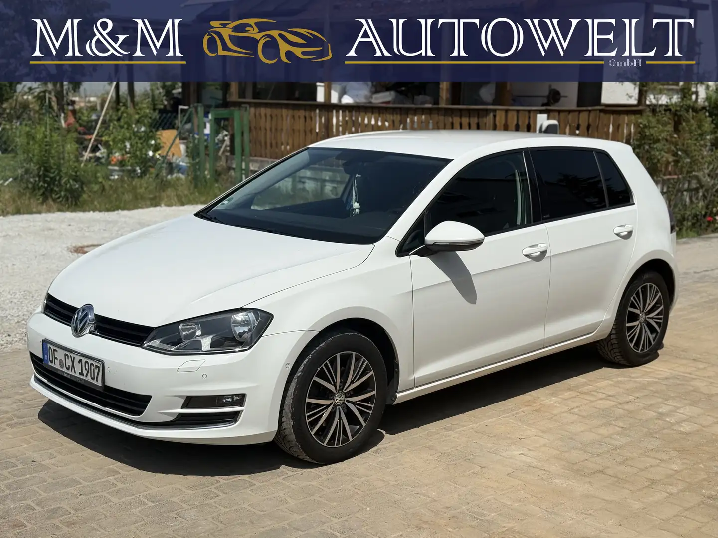 Volkswagen Golf VII 2.0 DSG Allstar | Start&Stopp | TÜV | PDC Blanc - 2