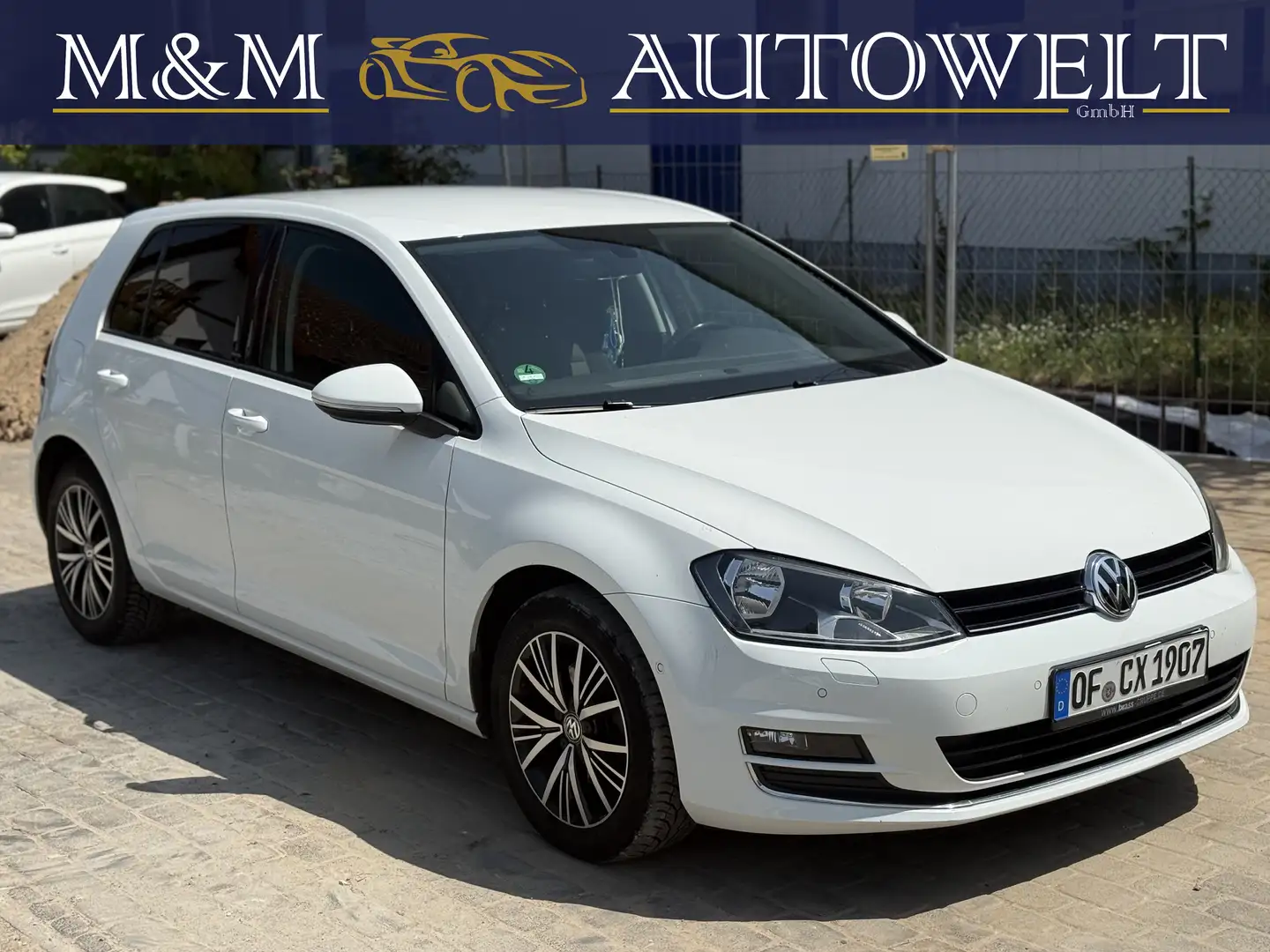 Volkswagen Golf VII 2.0 DSG Allstar | Start&Stopp | TÜV | PDC Blanc - 1