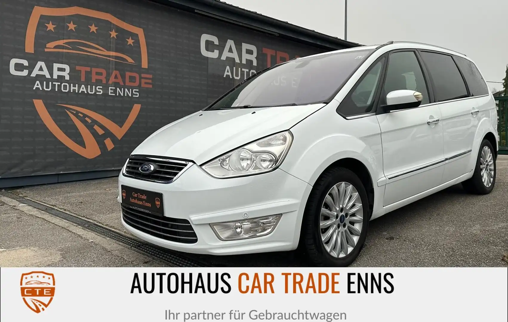 Ford Galaxy Titanium 2,0 TDCi DPF Aut. Blanc - 1