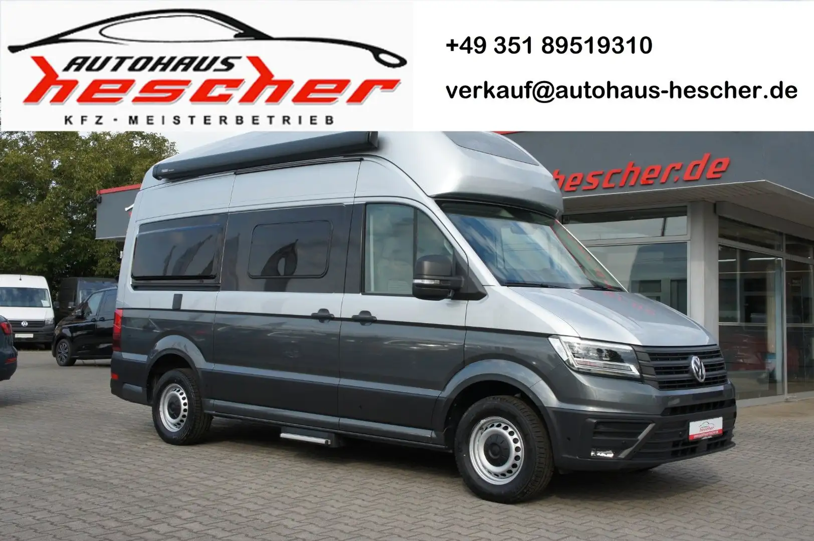 Volkswagen Crafter Grand California 600 *LED*SOLAR*ACC* Silber - 1
