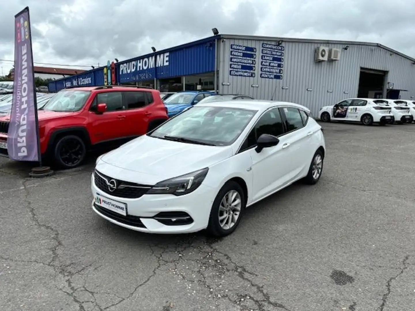 Opel Astra 1.2 TURBO 110CH ELEGANCE BUSINESS Blanc - 1
