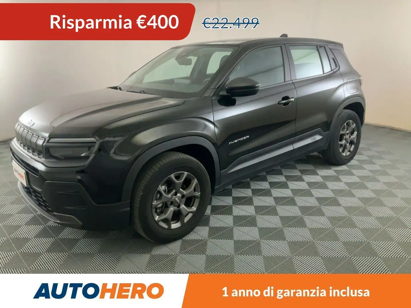 Jeep Avenger 1.2 T-GDI Longitude 100 CV Nero - 1