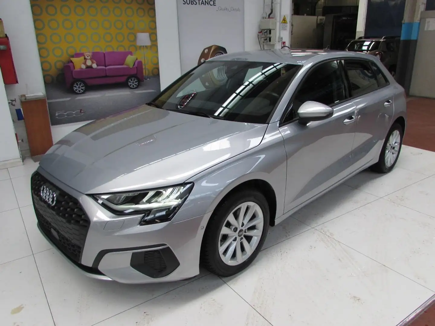 Audi A3 Sportback 30 tfsi 110cv S-Tronic - HYBRID Argento - 1