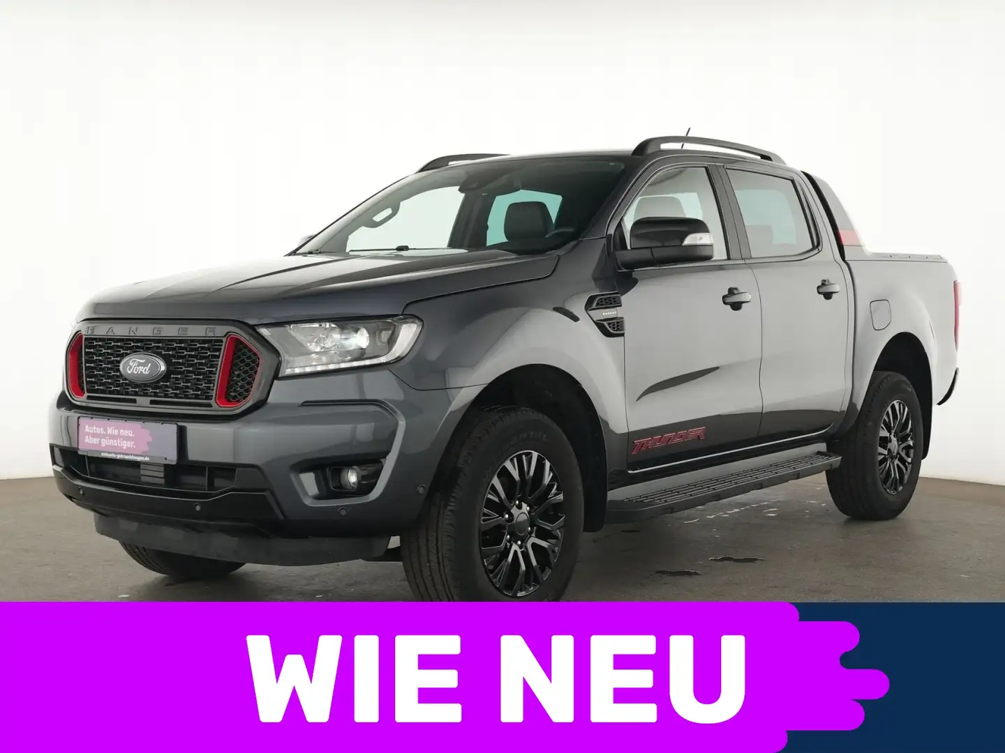 Ford Ranger Thunder Wildtrak LED|AHK|Kamera|Navi|Leder Gris - 1