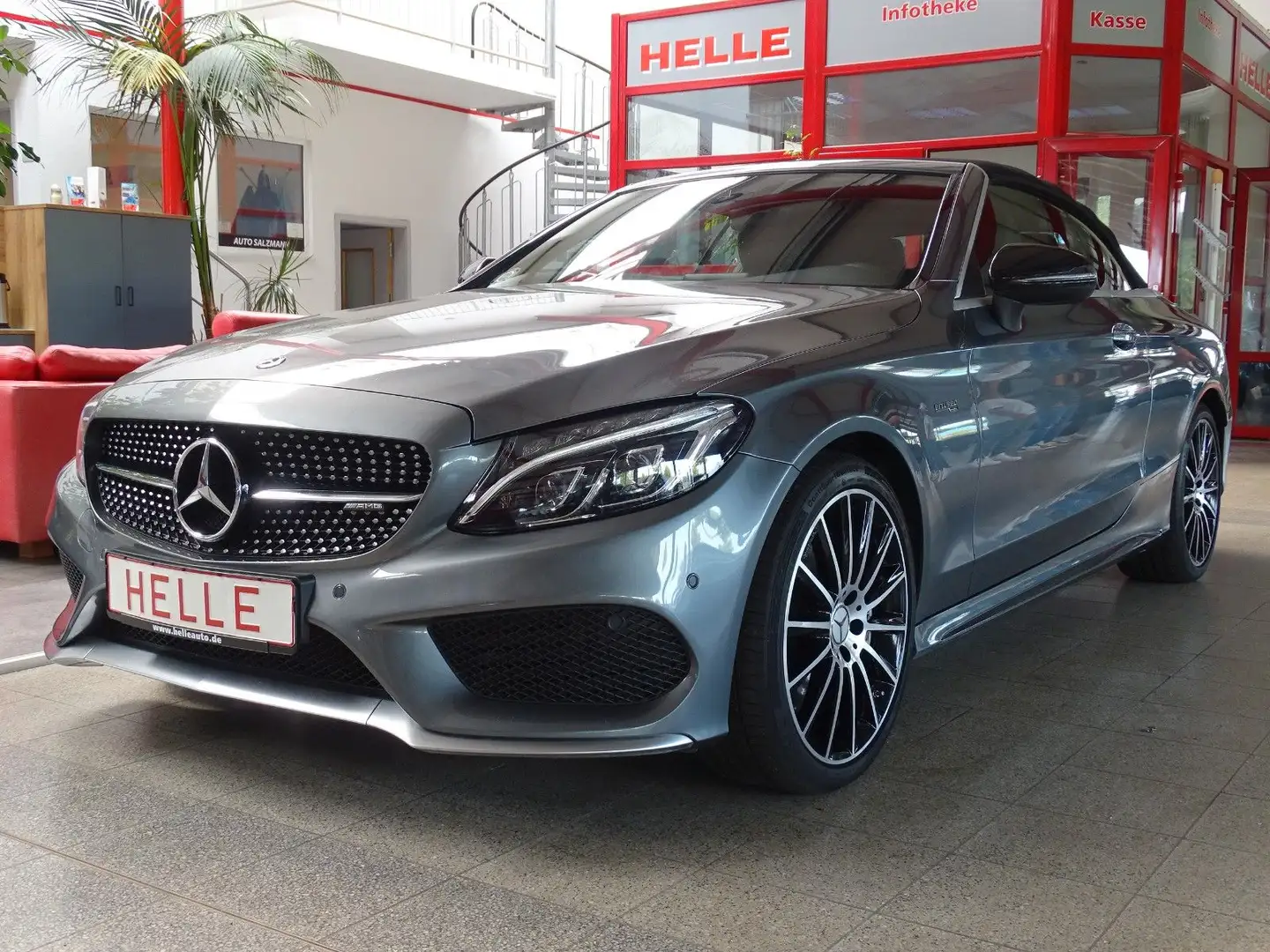Mercedes-Benz C 43 AMG Cabrio 4Matic*AHK+MEMORY+BURMESTER Grau - 1