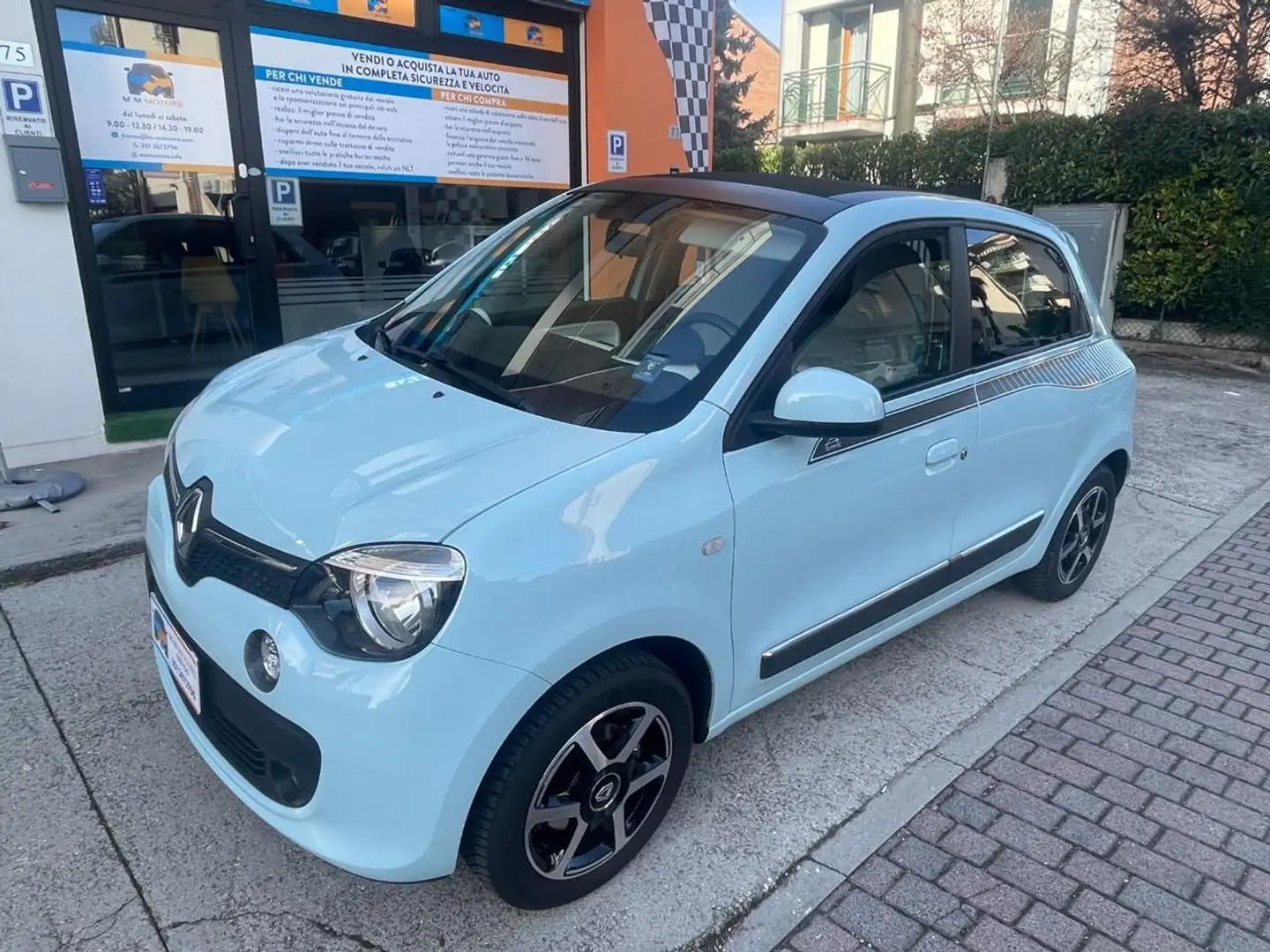 Renault Twingo TCe 90 CV Openair unico proprietario Blau - 1