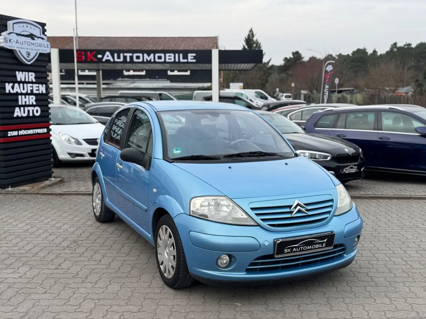 Citroen C3 1.4 Exclusive KLIMAAUTO-PDC-TEMPO-TÜV NEU Blau - 1
