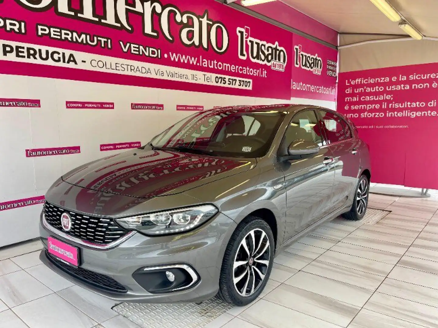 Fiat Tipo Tipo 1.3 Mjt S&S 5 porte Lounge Grigio - 1