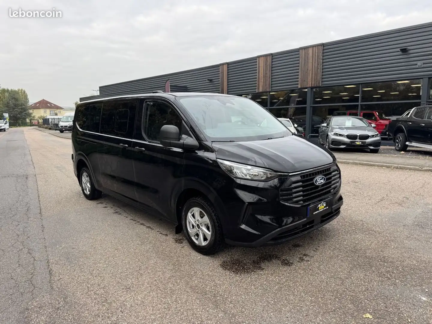 Ford Transit Custom Transit BVA 2,0L EcoBlue 136Ch L2H1 Trend TPMR (TVA Récupérable) Schwarz - 2