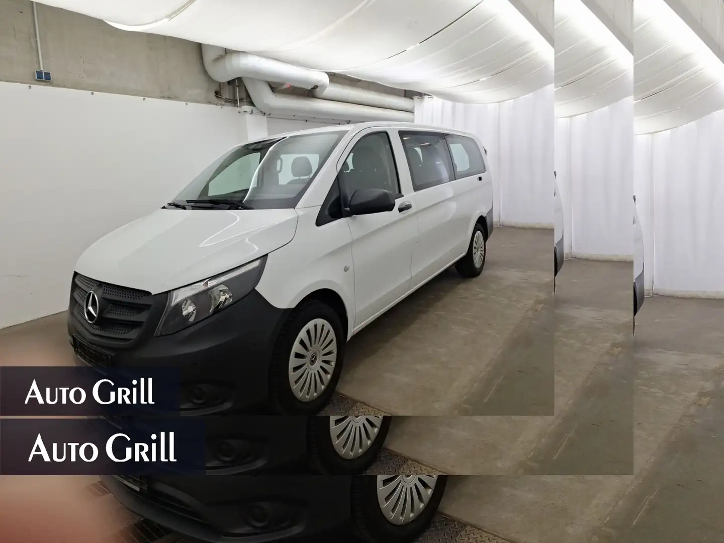 Mercedes-Benz Vito extralang +Cam.+Navi+AHK+Totw+AUT+PTS+SHZ Weiß - 1