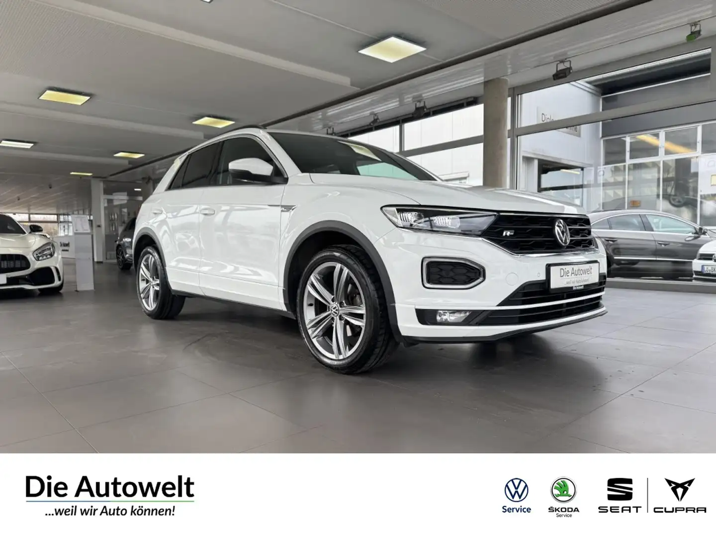 Volkswagen T-Roc Sport 1,5 TSI DSG R-LINE NAVI LED ACC PDC Weiß - 1