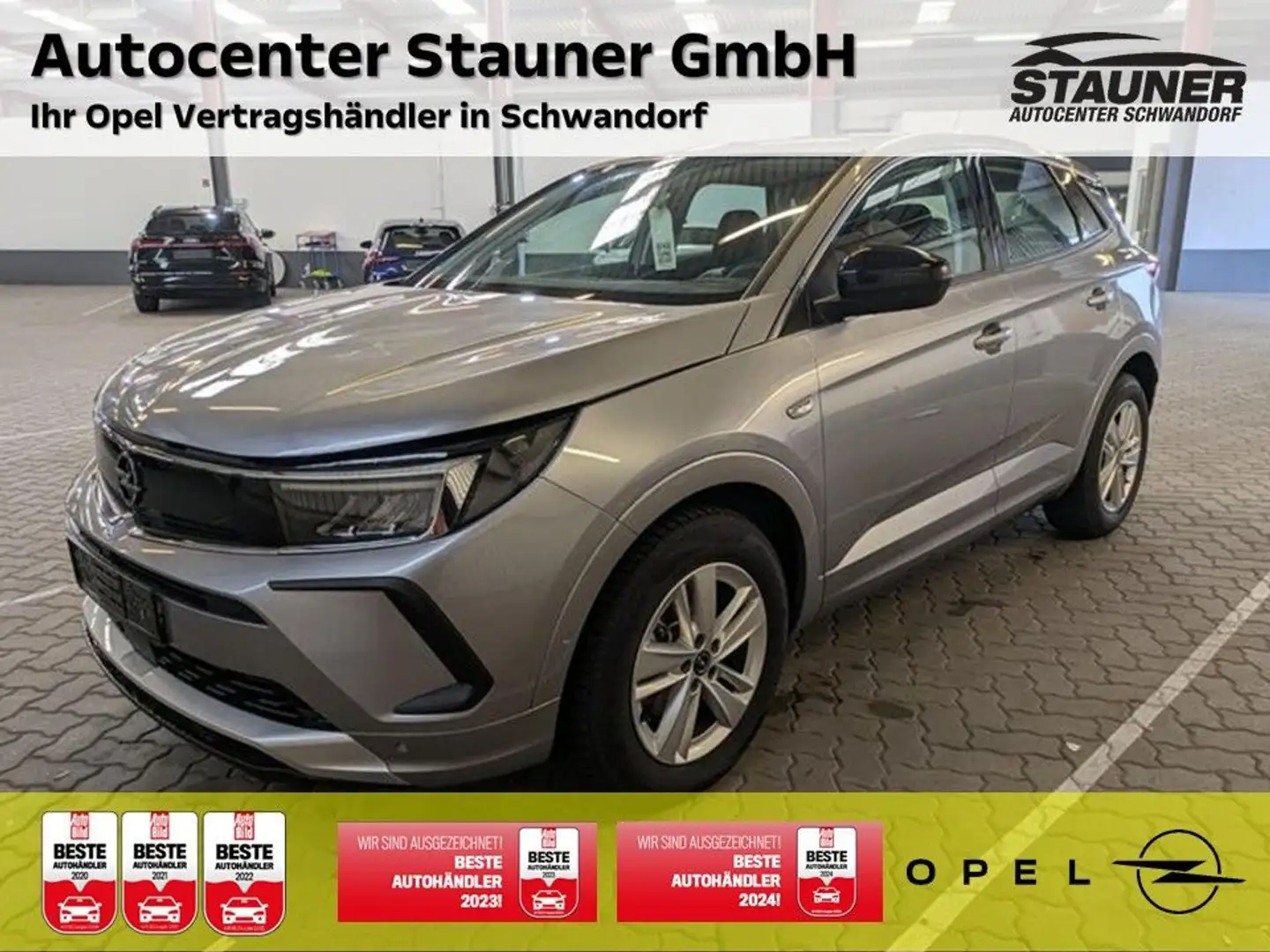 Opel Grandland X Grandland Enjoy 1.2 Turbo S/S AT8 *ACC*LHZ*AHK* Gris - 1