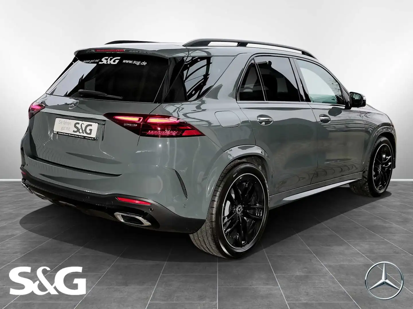Mercedes-Benz GLE 300 d 4M AMG MBUX+360°+M-LED+AHK+Pano+Distro Gris - 2