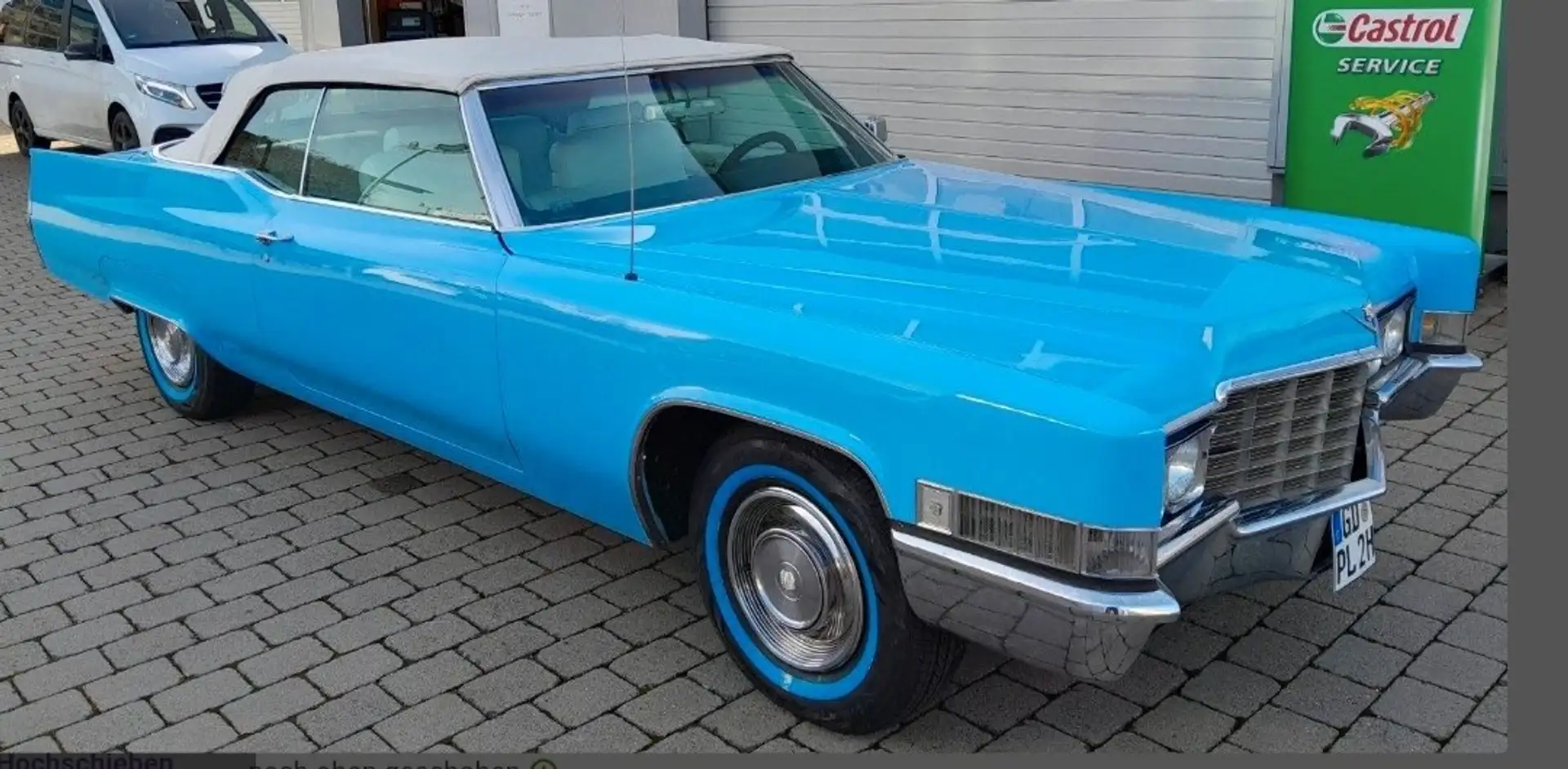 Cadillac Deville Convertible / Oldtimer mit H-Kennzeichen Bleu - 1