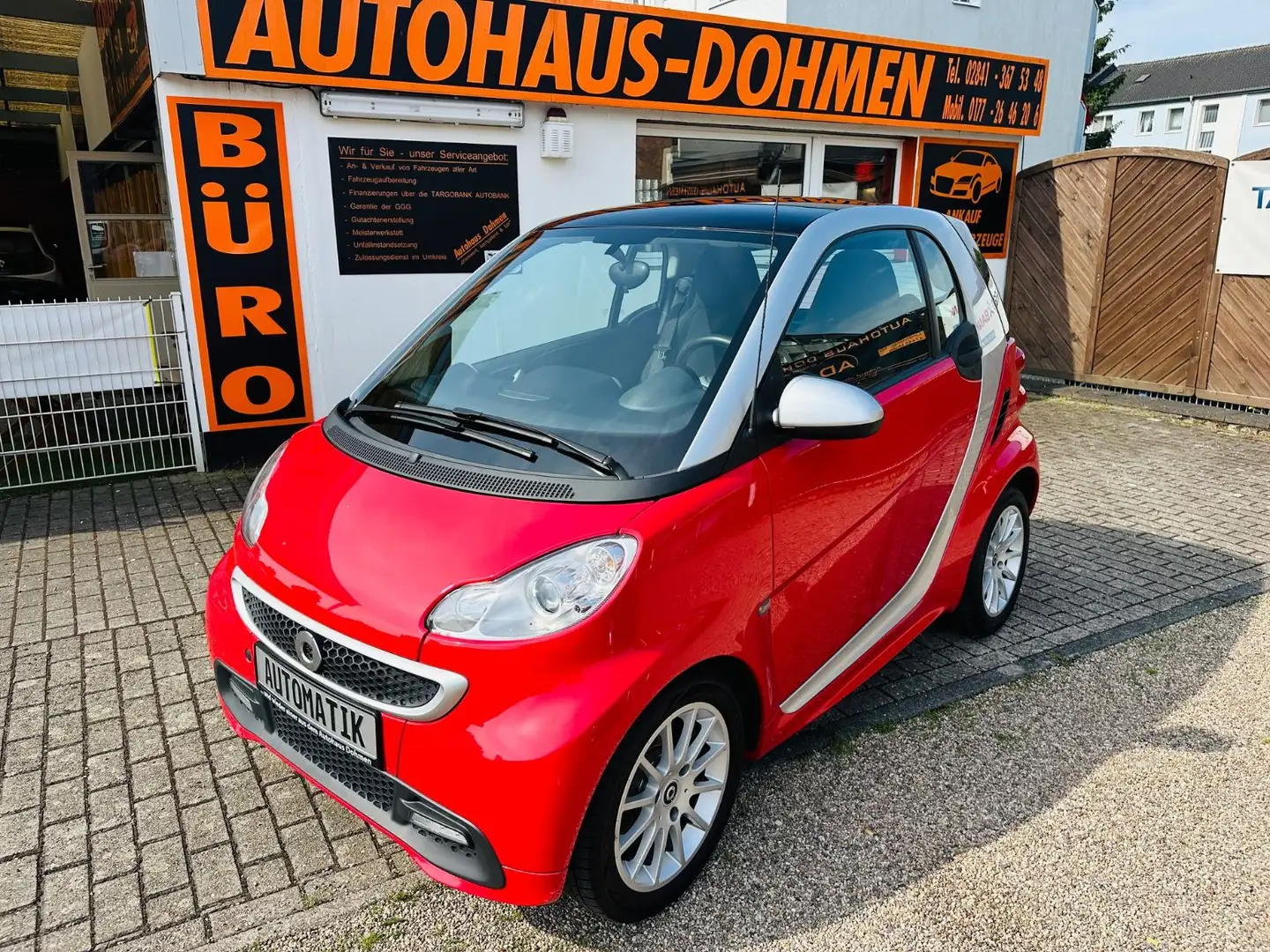 smart forTwo +Scheckheft+WartungNEU+Klima+Panoramerdach Rot - 1
