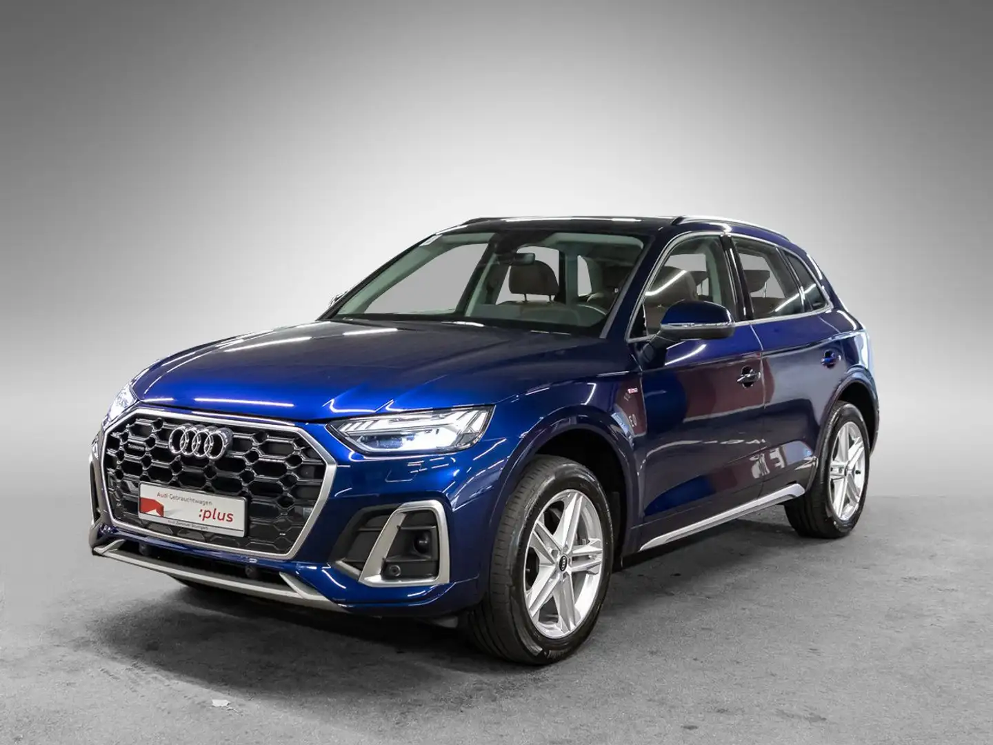 Audi Q5 45 TFSI quattro S line Matrix Pano Leder Kam Blau - 2