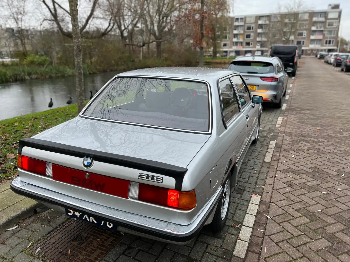 BMW 316 E21 Zender GERESTAUREERD Grijs - 2