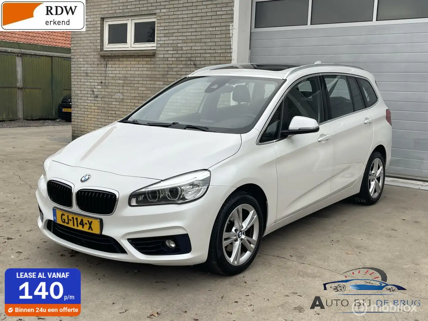 BMW 216 2-serie Gran Tourer 216d Sport 7p. Fehér - 1