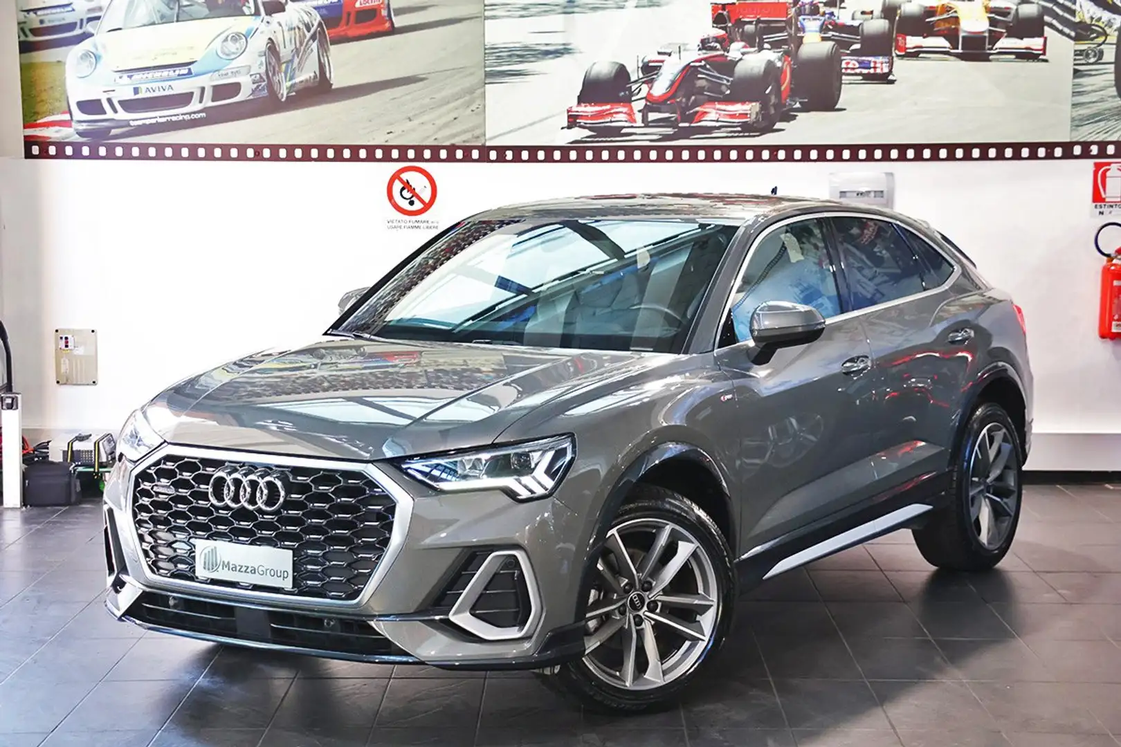 Audi Q3 35 TDI Sportback SPB Quattro S-Tronic S-Line Grigio - 1