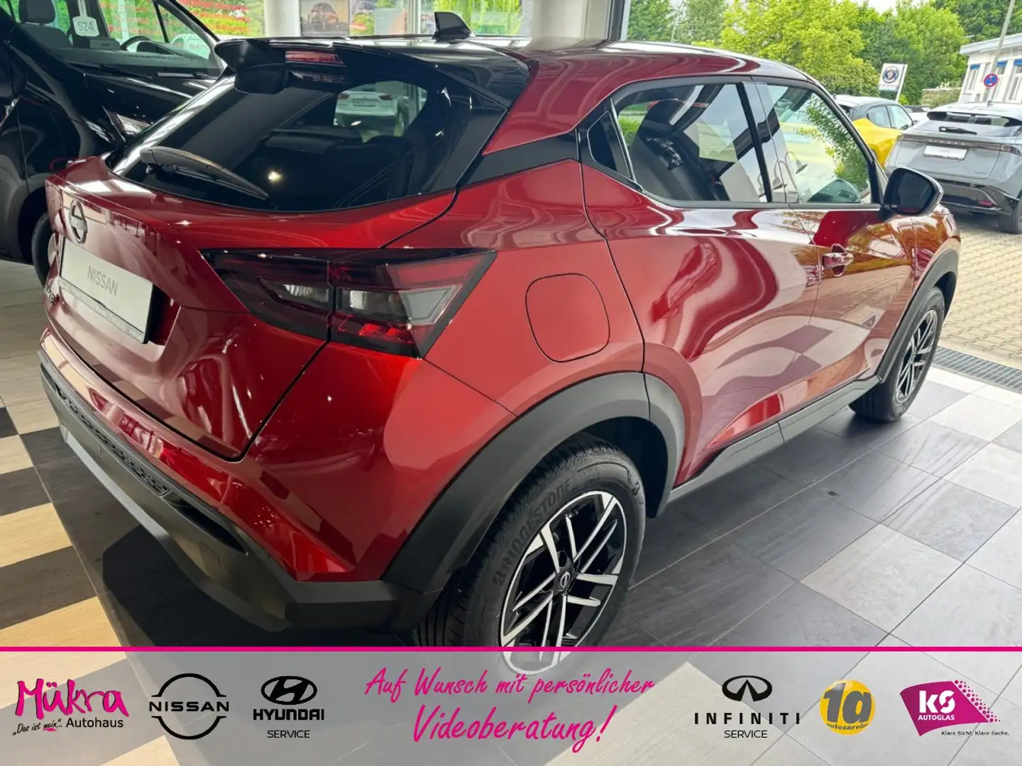Nissan Juke N-Connecta 1.0 DIG-T 114 PS 7DCT Winterpaket Navi Rouge - 2