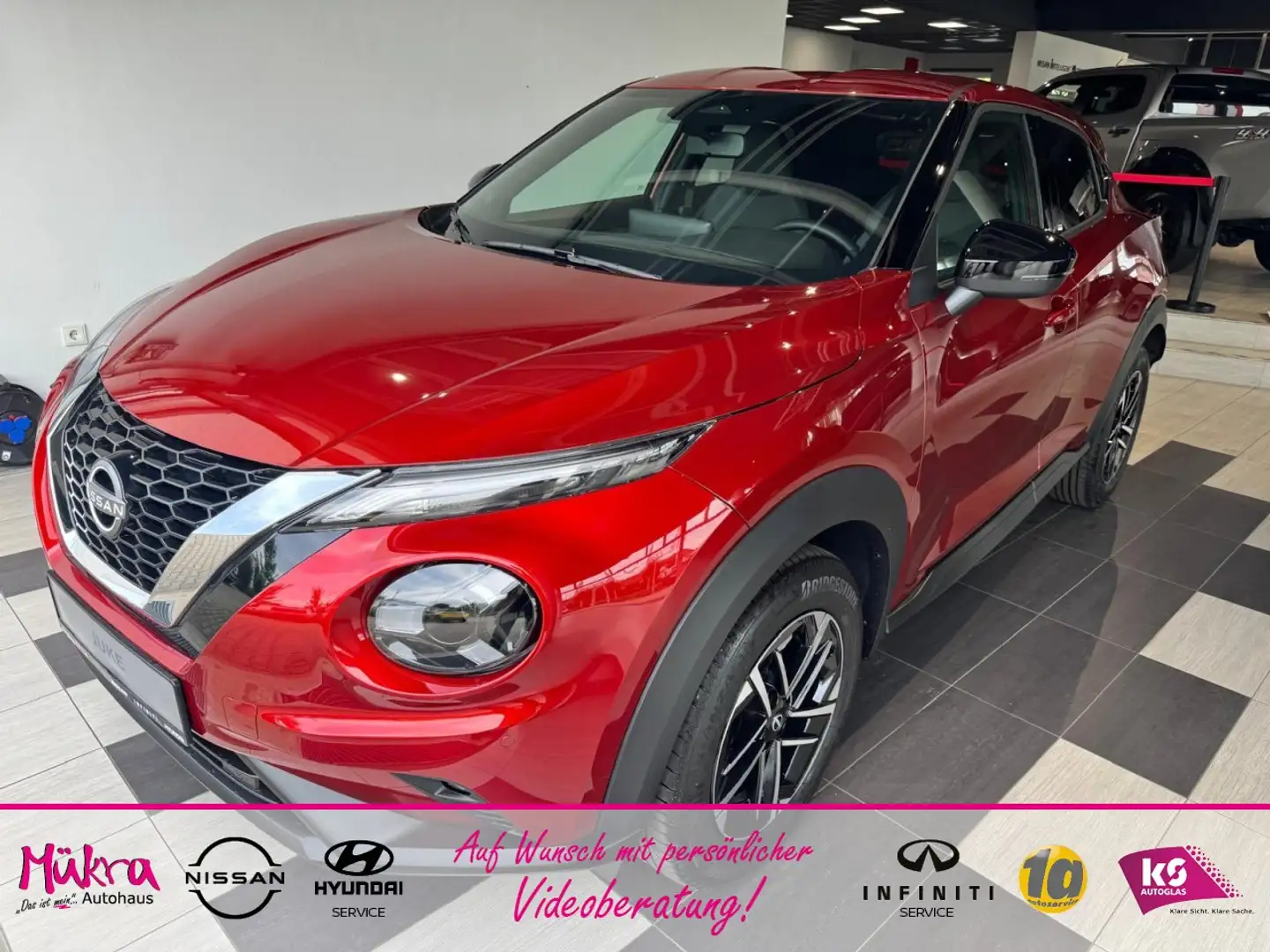 Nissan Juke N-Connecta 1.0 DIG-T 114 PS 7DCT Winterpaket Navi Rouge - 1
