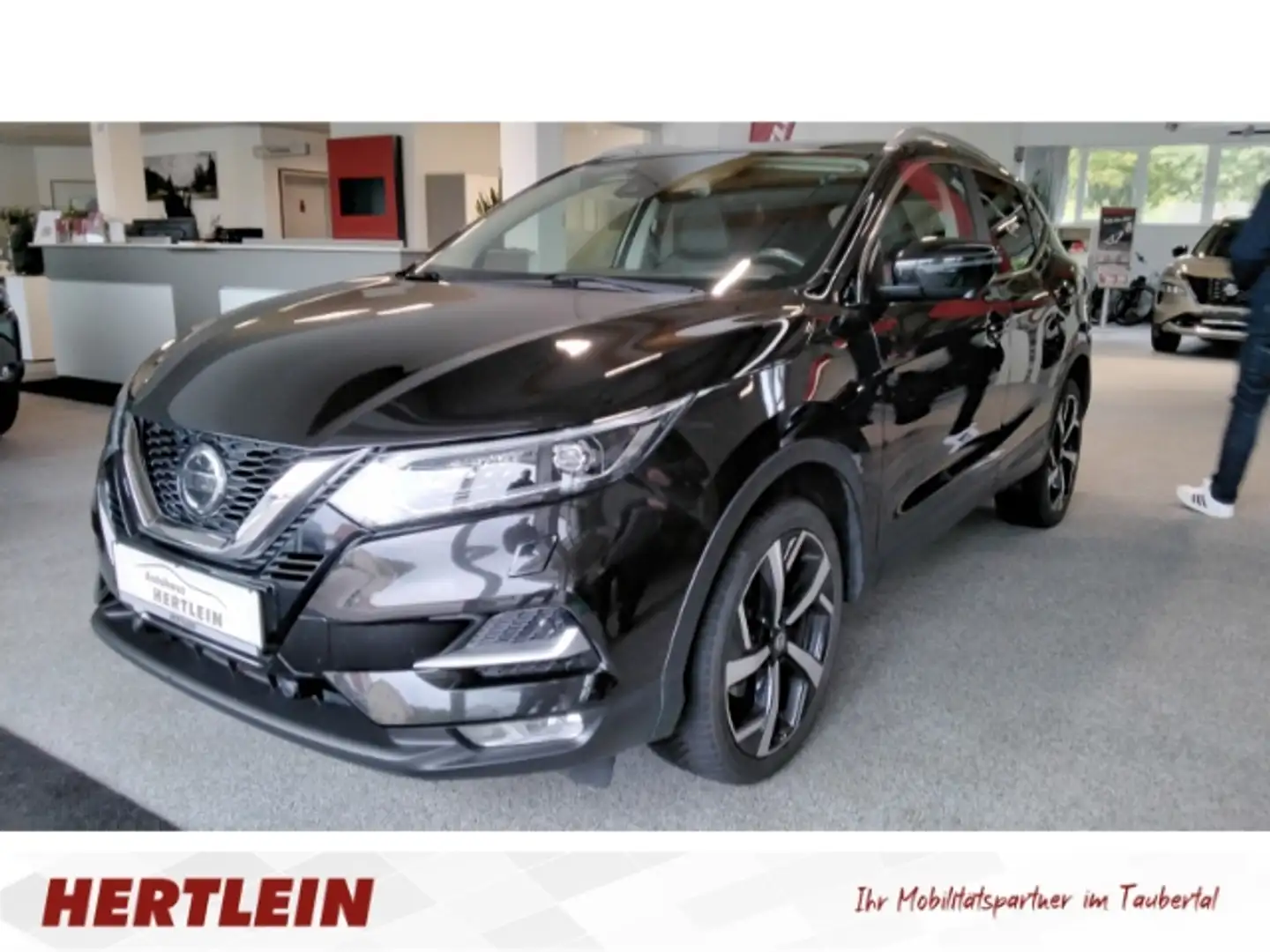 Nissan Qashqai Tekna black 1.2 DIG-T-all in- Leder,Navi 360 Grad Schwarz - 1