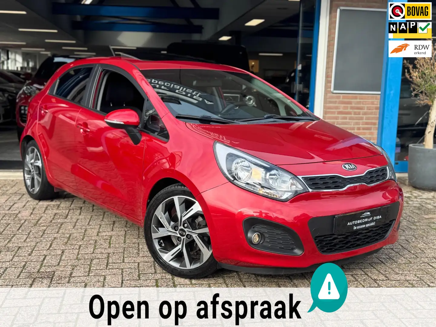 Kia Rio 1.4 CVVT Super Pack 2014 AUT CLIMA CAMERA LM NAP! Rouge - 1