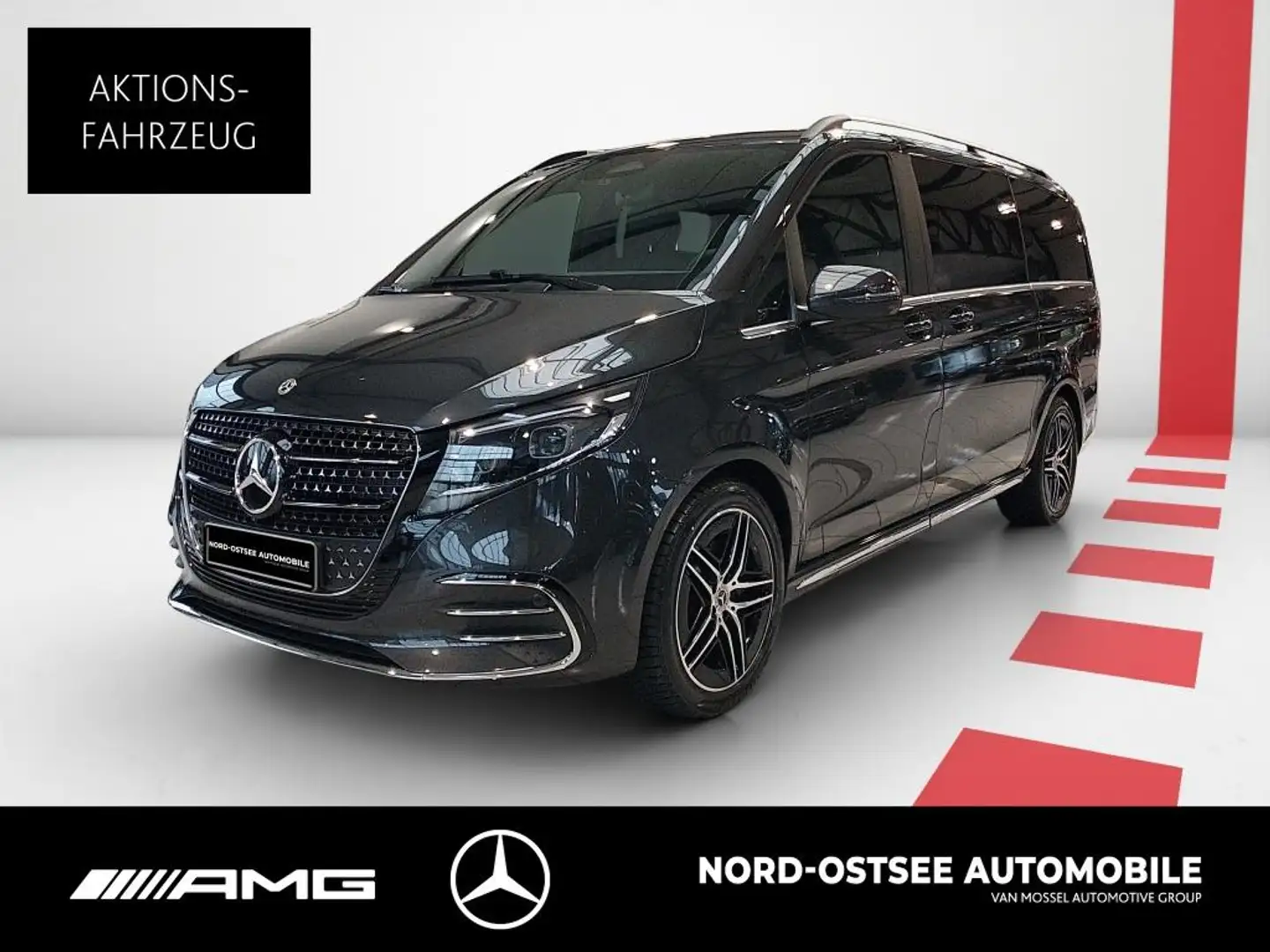 Mercedes-Benz V 300 d 4M AVANTGARDE LANG AMG+AIRMATIC+PANO+AHK Grau - 1