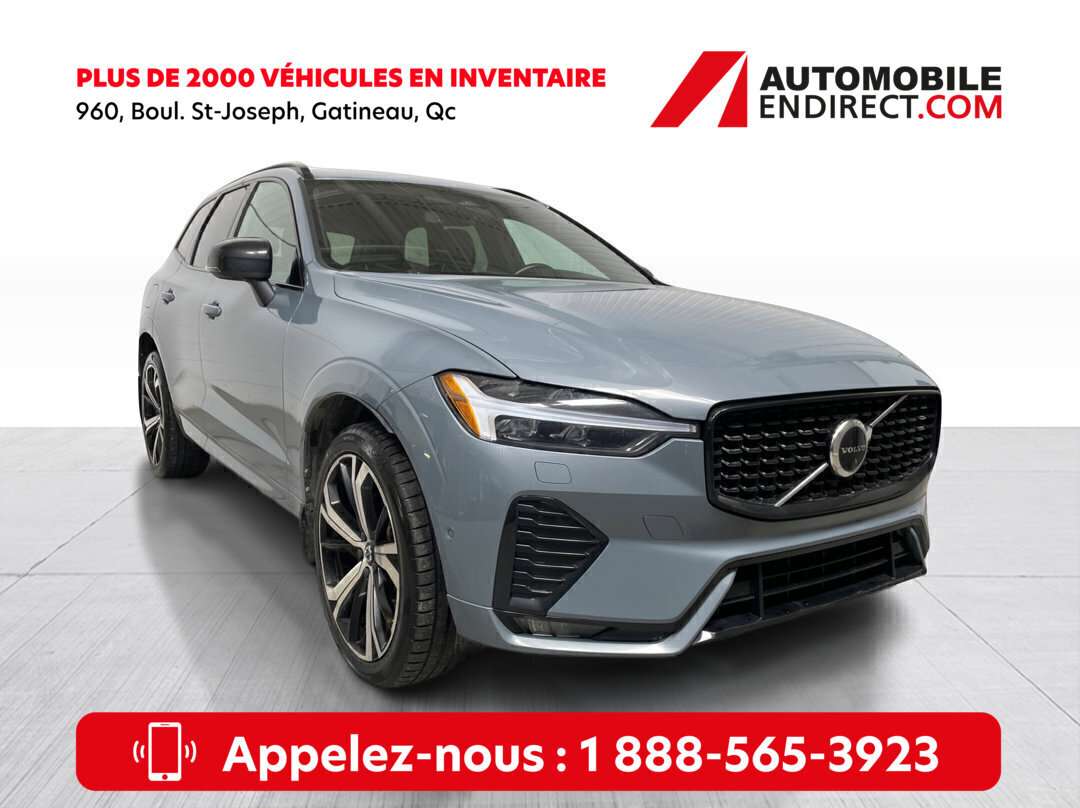 2022 Volvo XC60 R-Design 2.0T AWD Mags Toit Pano GPS Sièges Chauff
