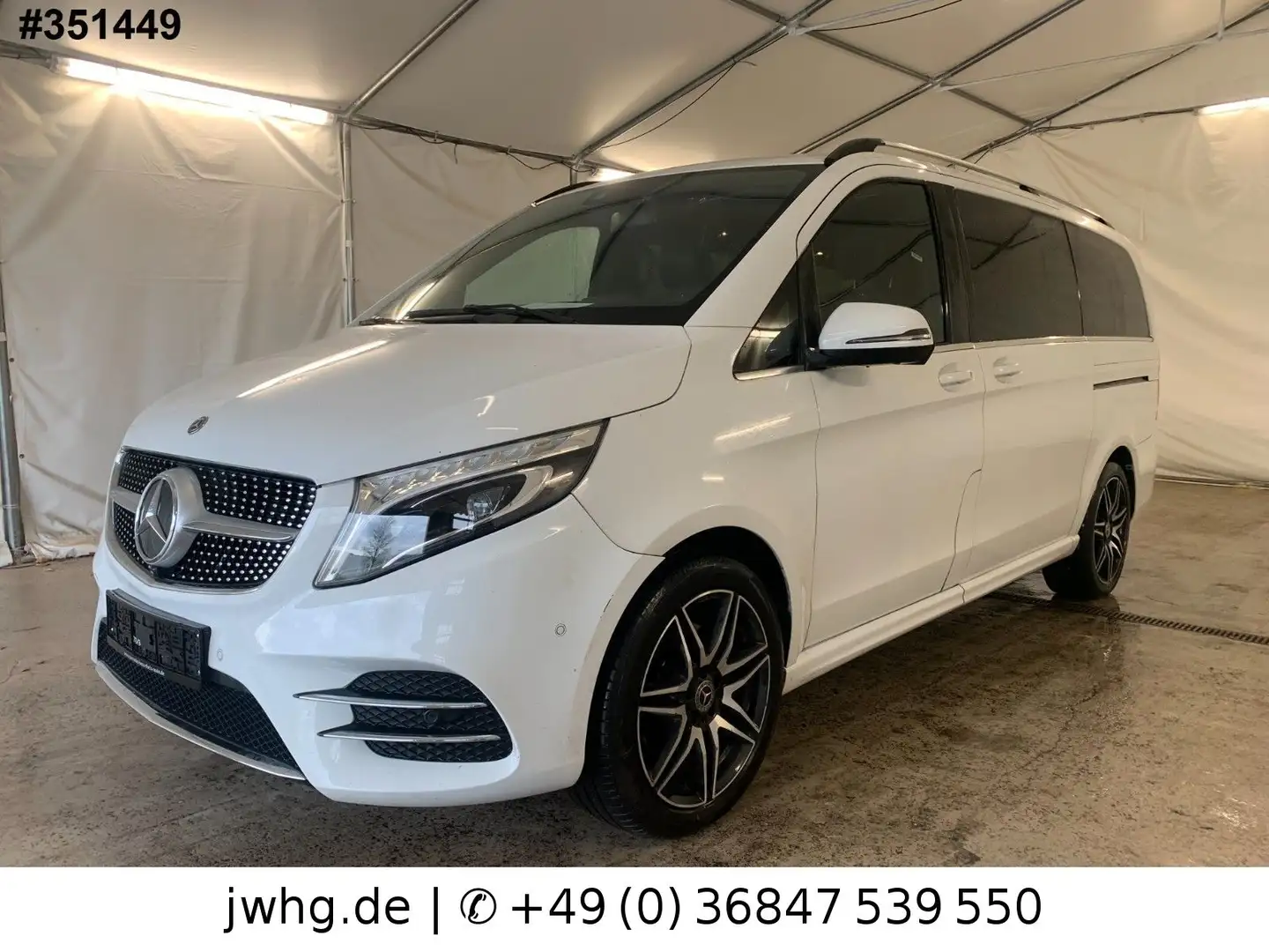 Mercedes-Benz V 300 V300d EXCLUSIVE AMG 4M|Distr|ILS|360|Memory|Bur Blanc - 1
