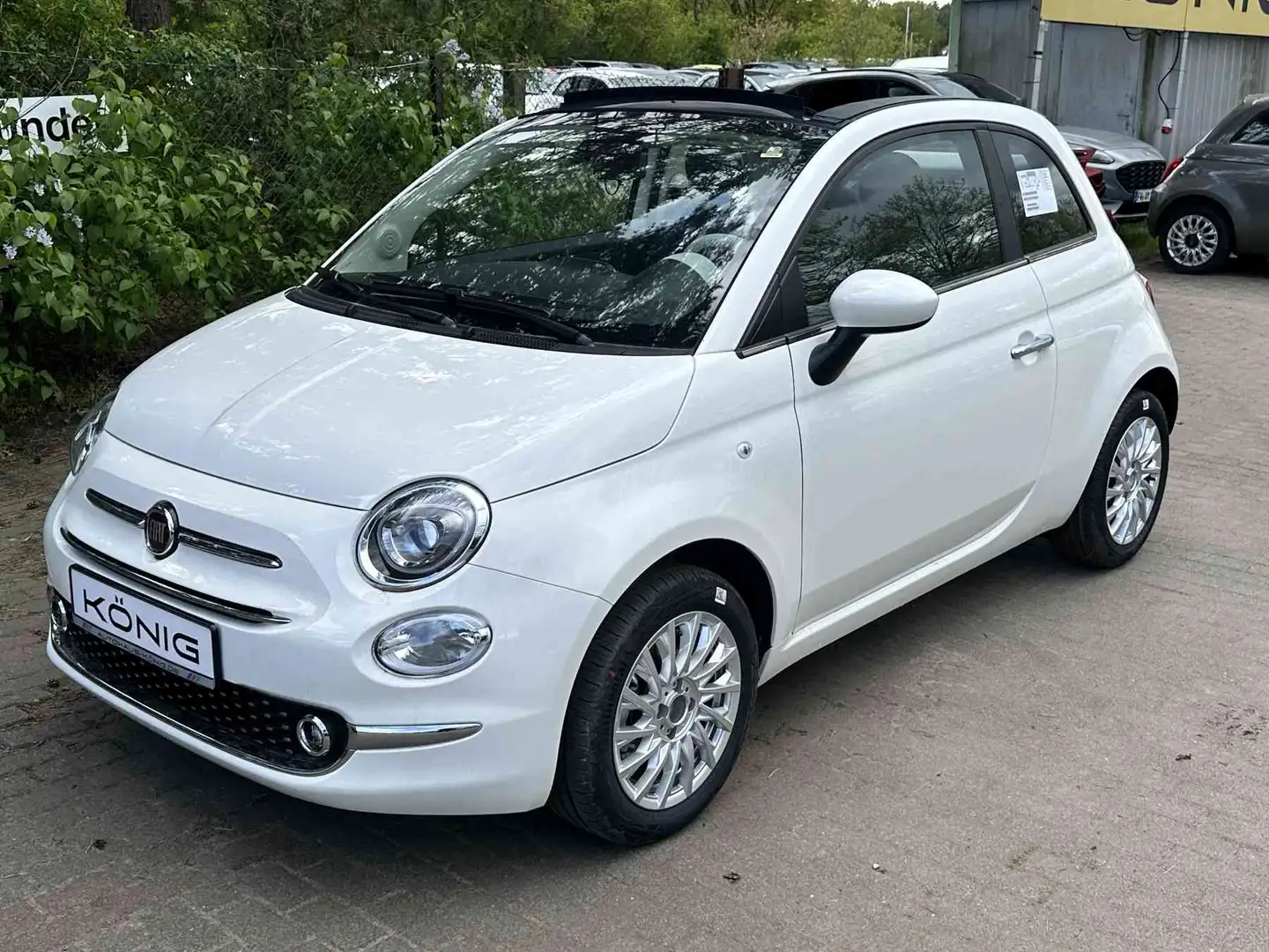 Fiat 500C Cabrio MY23 1.0 Dolcevita Navi PDC Klima Wit - 1