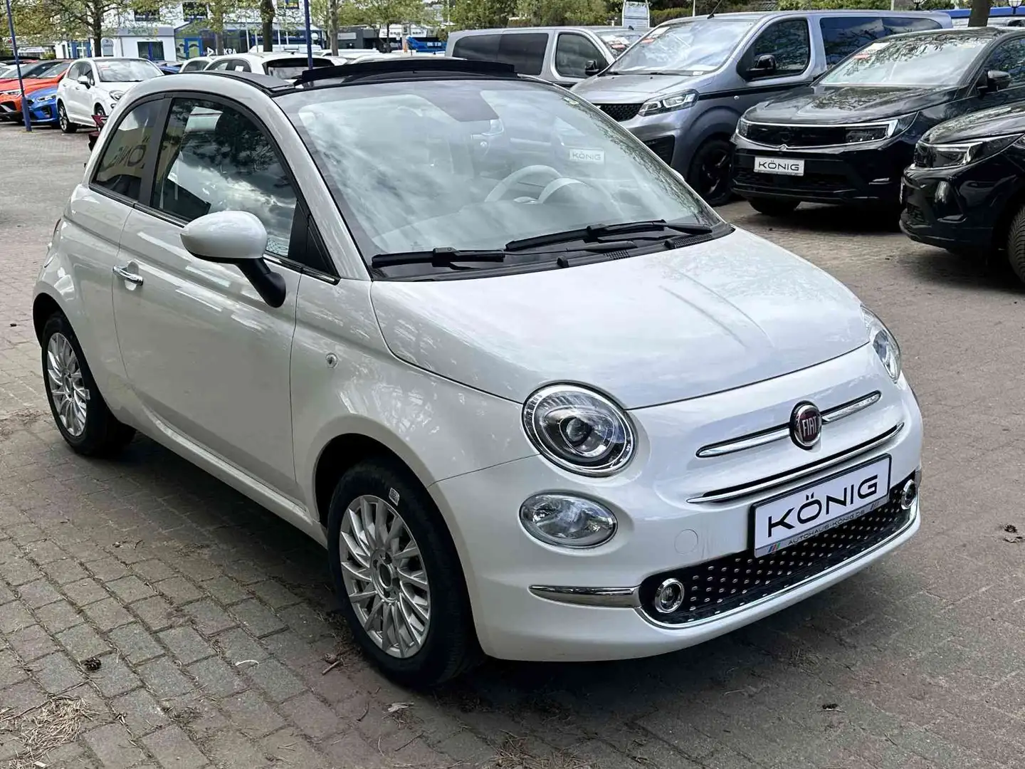 Fiat 500C Cabrio MY23 1.0 Dolcevita Navi PDC Klima Fehér - 2