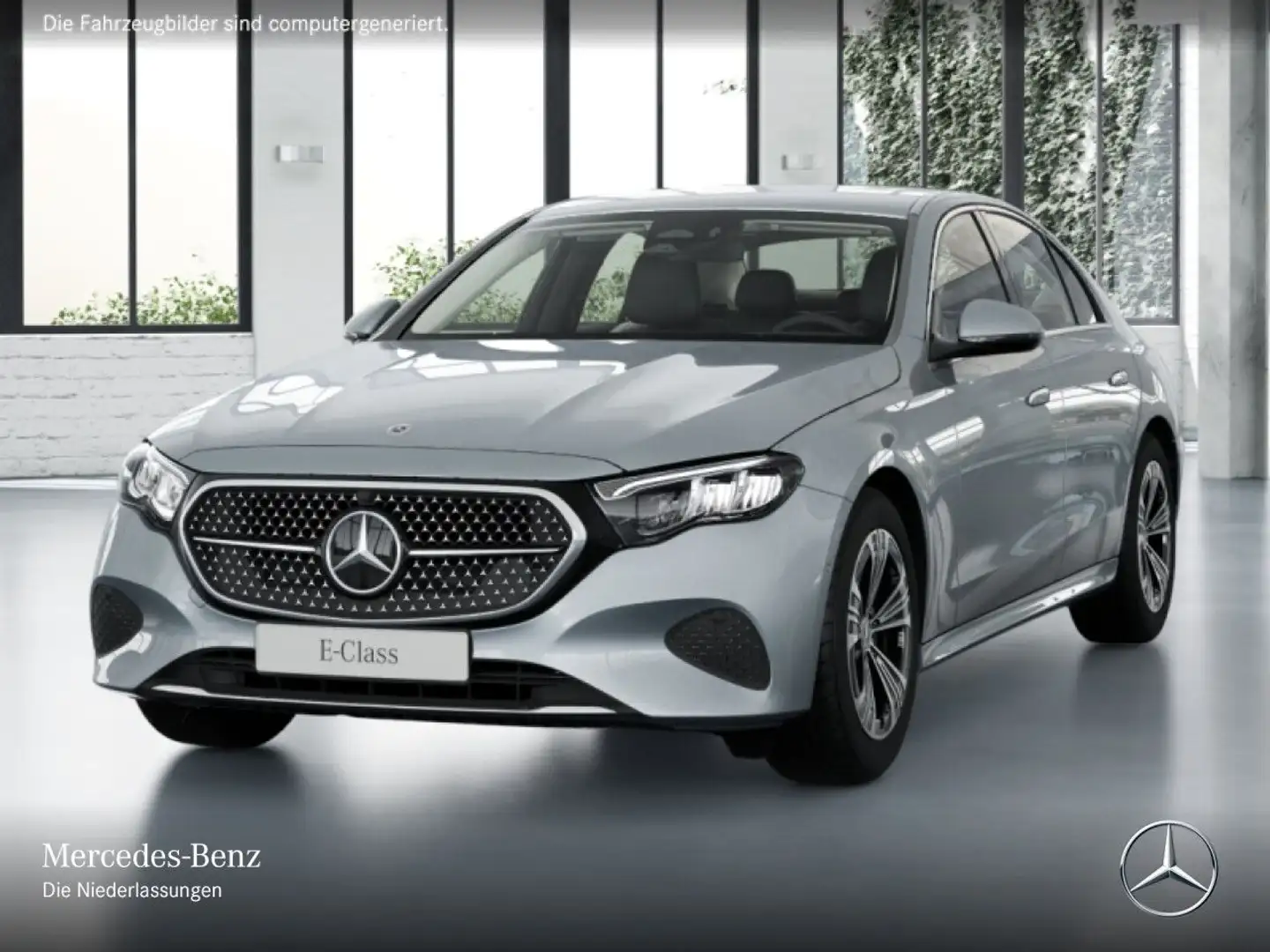 Mercedes-Benz E 220 d Avantgarde Distr. LED Kamera Spurhalt-Ass Silber - 2